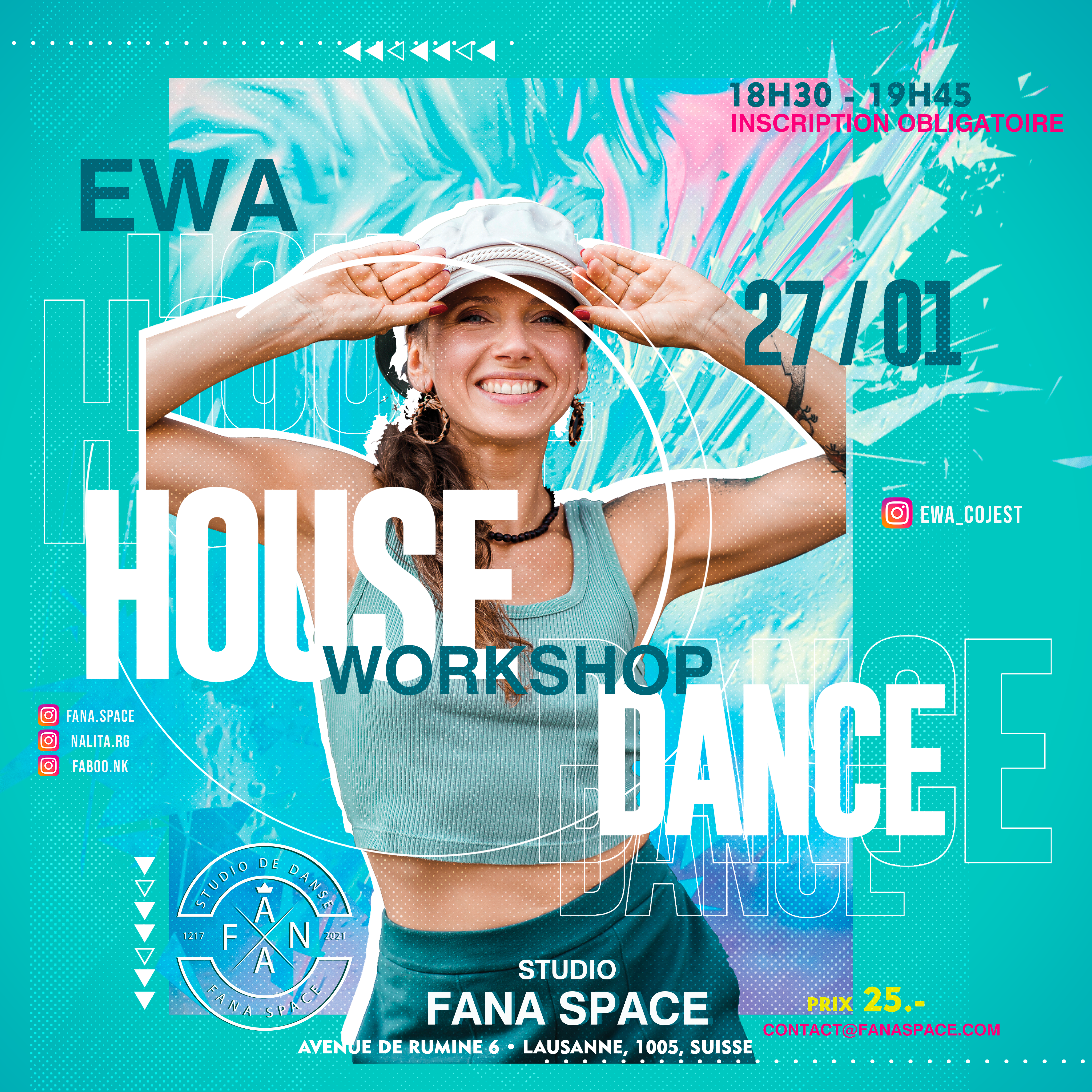 Stage House Dance au FaNa Space avec Ewa