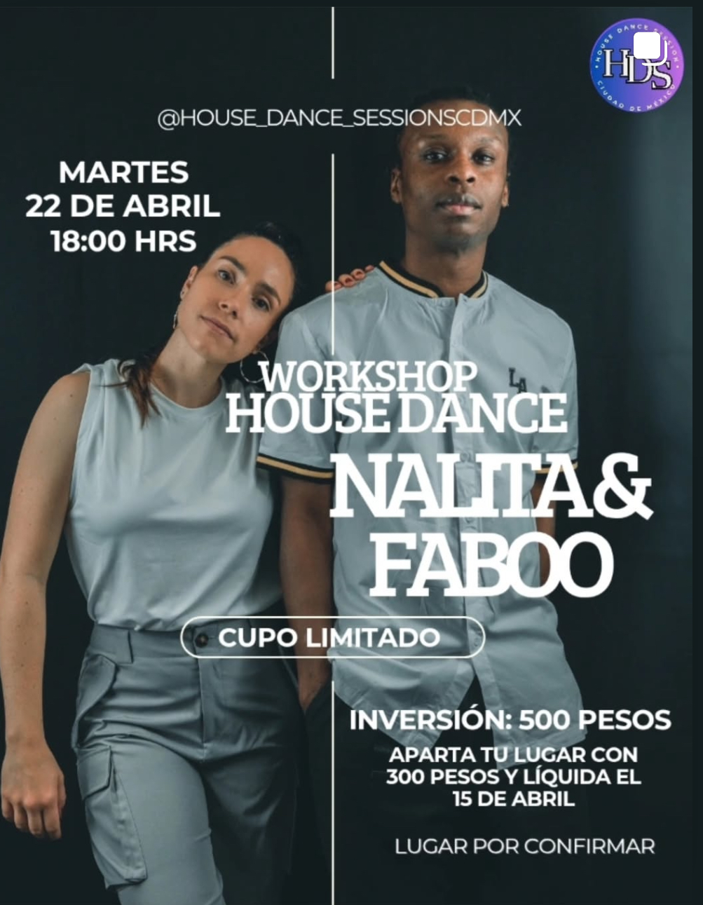 Nalita Faboo house dance workshop fana fanaspace mexico