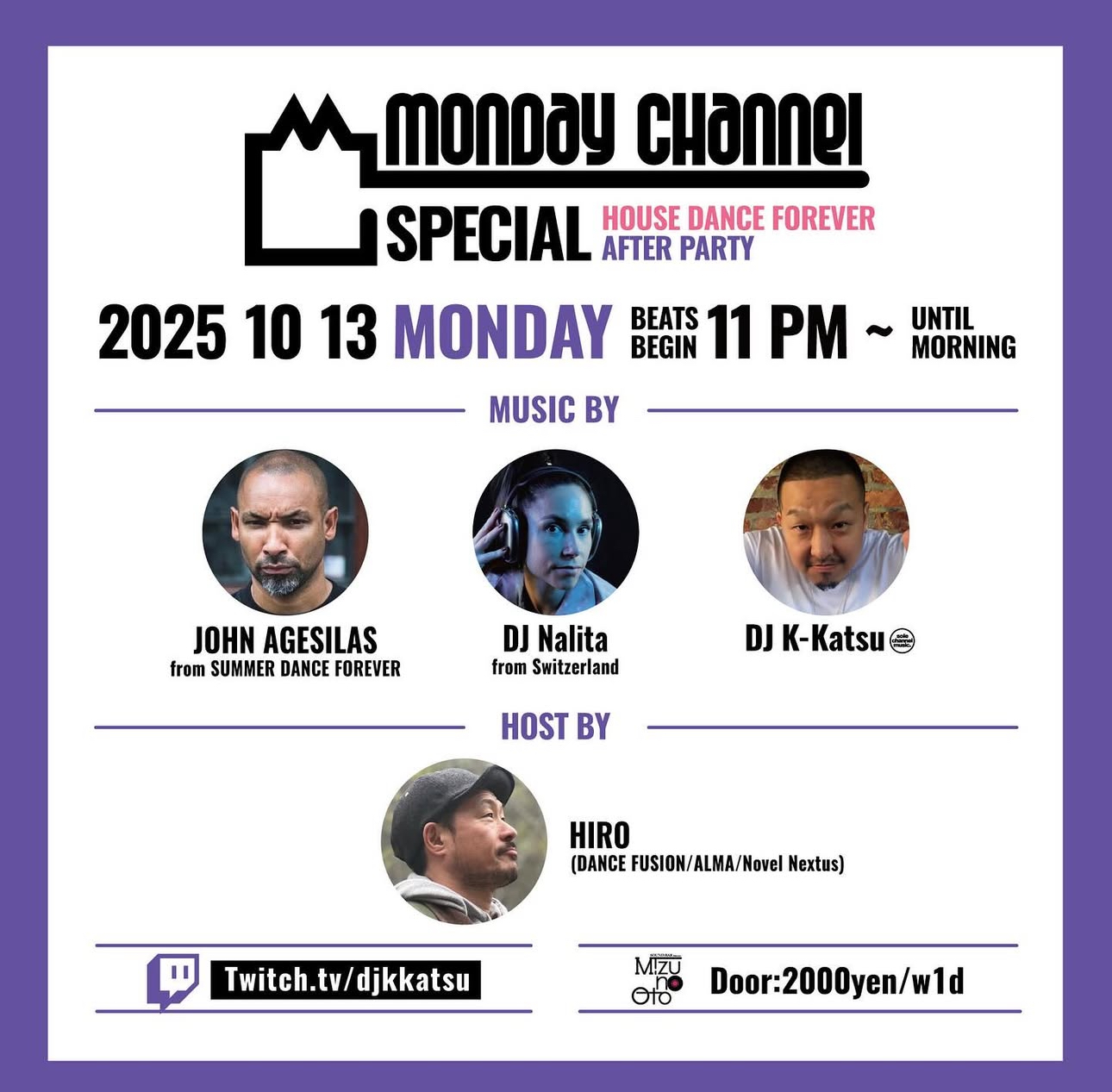 Nalita dj house housedance forever japan osaka fana fanaspace faboo